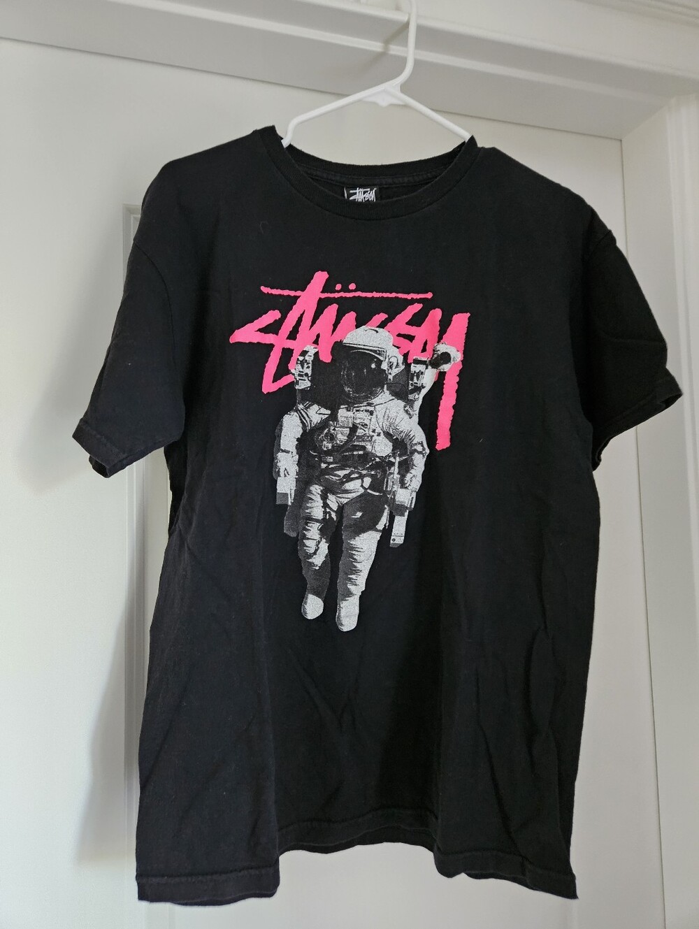 Black STUSSY Astronaut Tee - Men's M